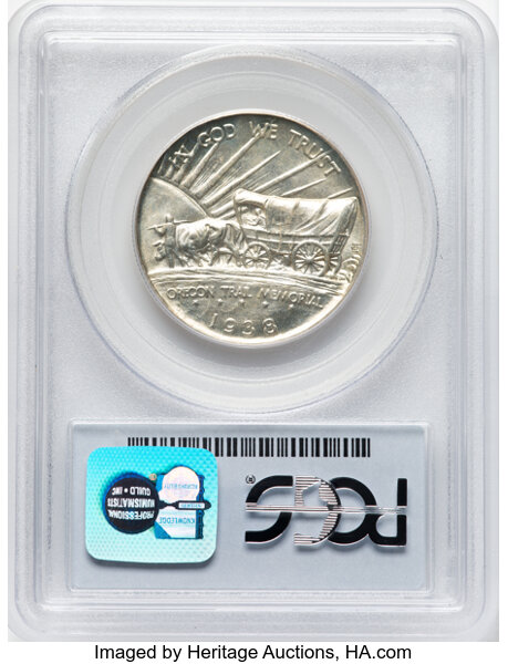 1938-D 50c Oregon Trail AU58 thumbnail 18