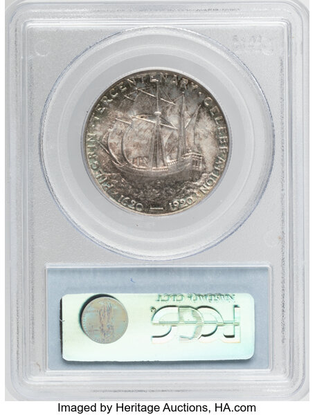 1920 50c Pilgrim MS65 thumbnail 2