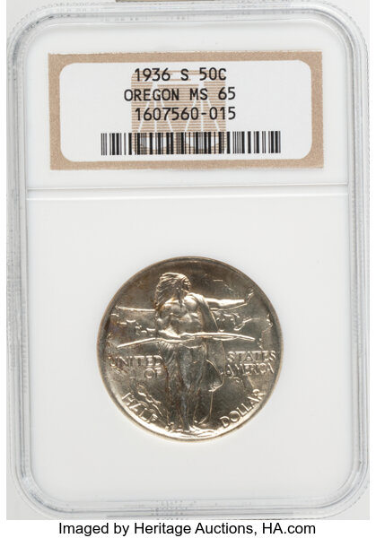 1936-S 50c Oregon Trail MS thumbnail 5