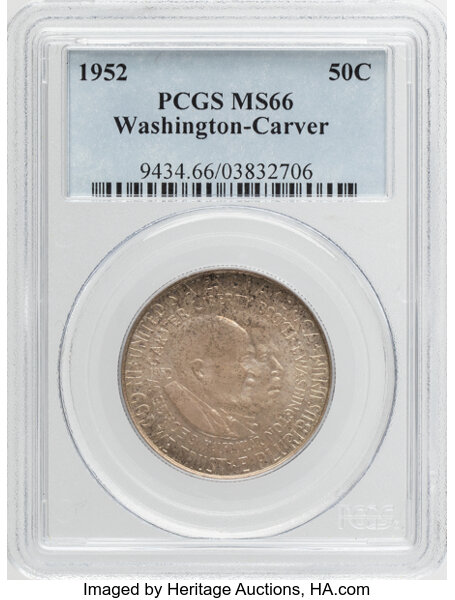1952 50c Washington-Carver MS thumbnail 5