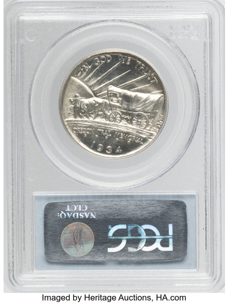 1934-D 50c Oregon Trail MS66 thumbnail 6
