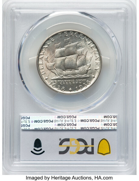 1936 50c Delaware MS64 thumbnail 4