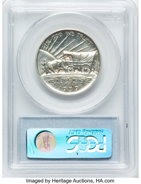 1939-S 50c Oregon Trail MS64 CAC thumbnail 2