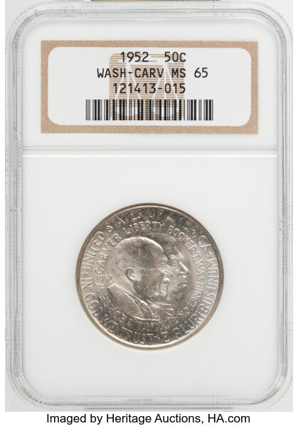1952 50c Washington-Carver MS thumbnail 4