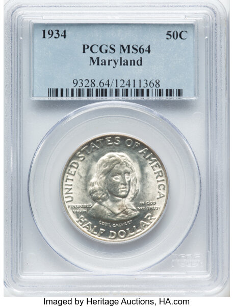 1934 50c Maryland MS thumbnail 9