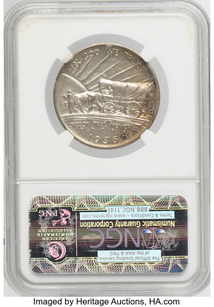 1936-S 50c Oregon Trail MS66 thumbnail 2