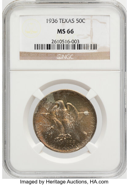 1936 50c Texas MS thumbnail 4