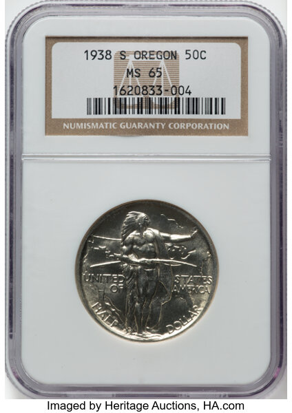 1938-S 50c Oregon Trail MS thumbnail 5