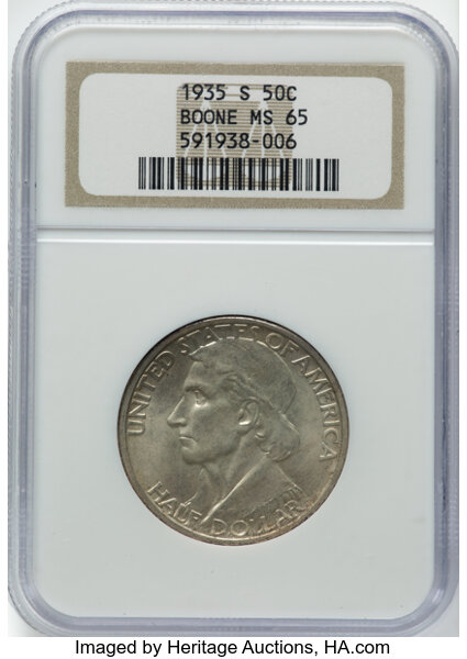 1935-S 50c Boone MS thumbnail 3