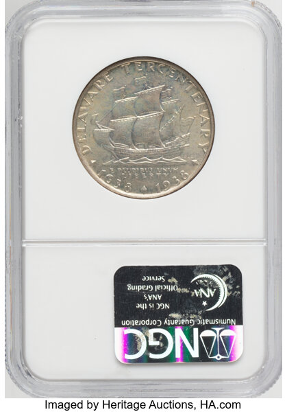 1936 50c Delaware MS64 thumbnail 2