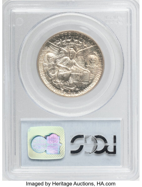 1935-D 50c Texas MS66 CAC thumbnail 2