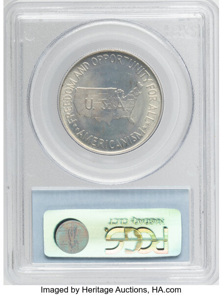 1953 50c Washington-Carver MS66 CAC thumbnail 2