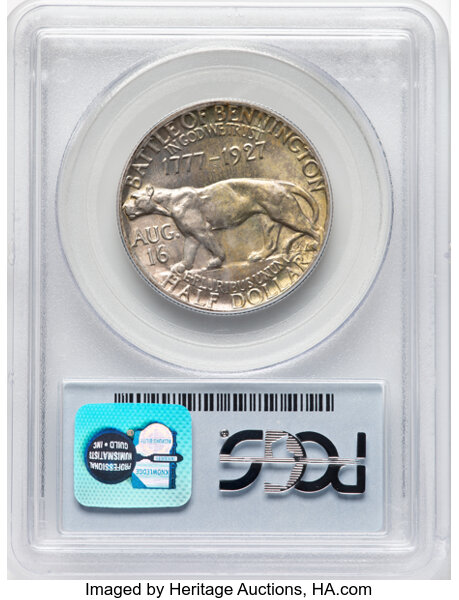 1927 50c Vermont MS68 CAC thumbnail 14