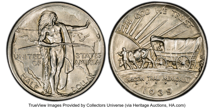 1939-S 50c Oregon Trail MS thumbnail 4