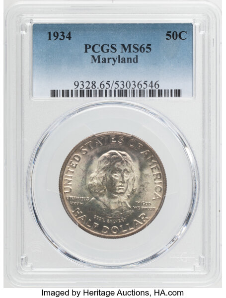 1934 50c Maryland MS thumbnail 8