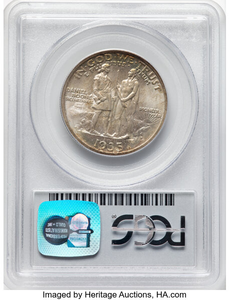 1935-D 50c Boone MS65 thumbnail 4