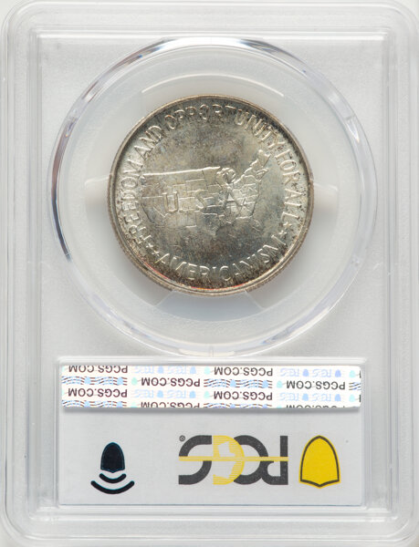 1951 50c Washington-Carver MS65 thumbnail 2