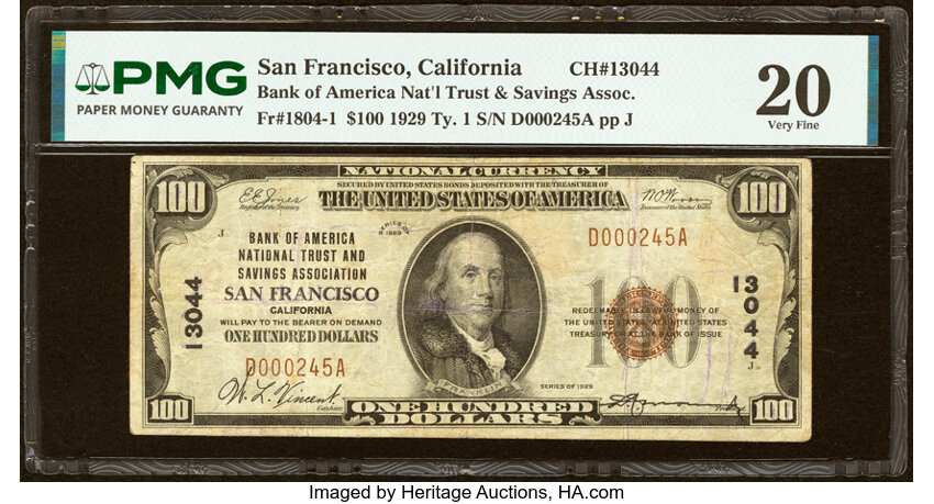 1929 $100  Type 1 (Fr. 1804-1) thumbnail 7