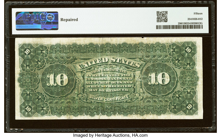 1886 $10  (Fr. 296) thumbnail 4