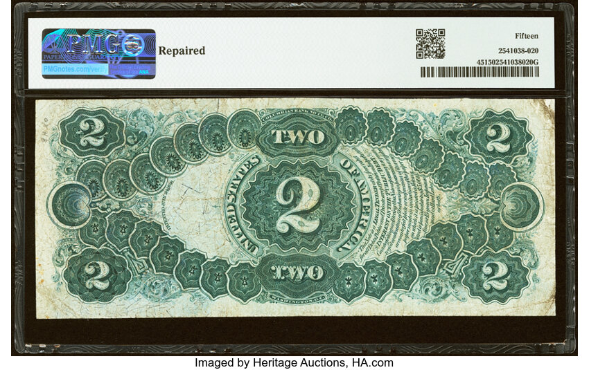 1875 $2  (Fr. 45) thumbnail 3