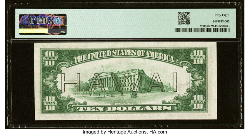 1934A $10  Hawaiian (Fr. 2303) thumbnail 19