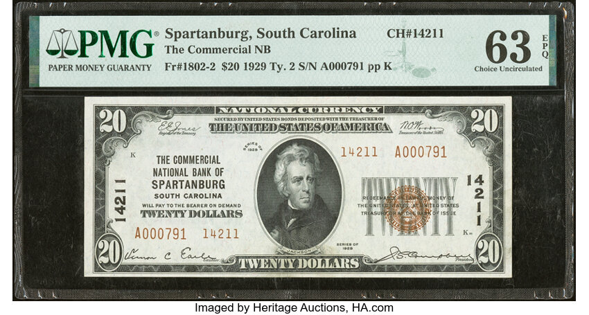 1929 $20  Type 2 (Fr. 1802-2) thumbnail 7