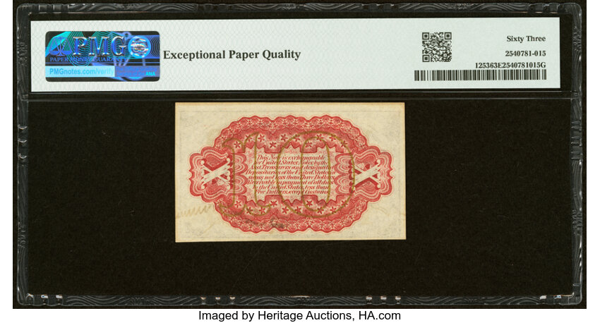  10c Head of George Washington (Fr. 1253) thumbnail 18