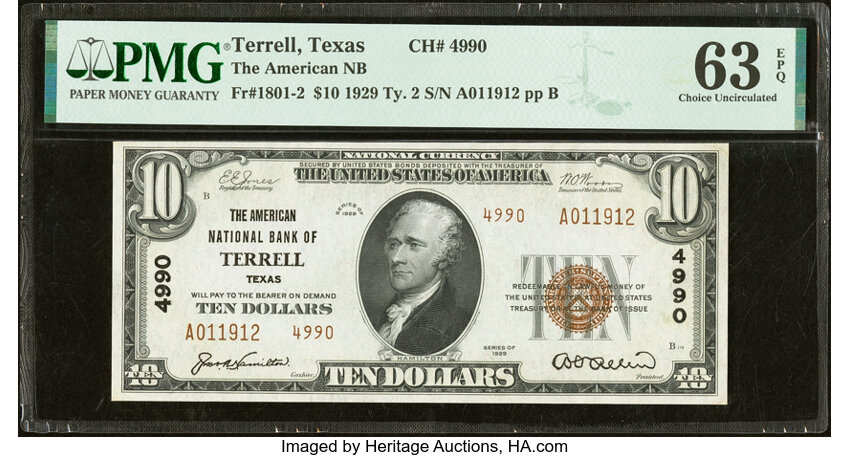 1929 $10  Type 2 (Fr. 1801-2) thumbnail 16