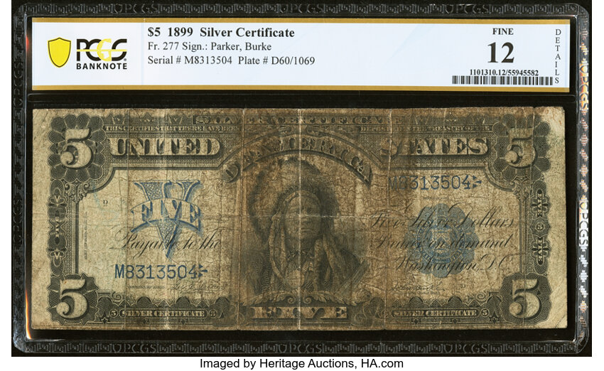 1899 $5  (Fr. 277) thumbnail 2