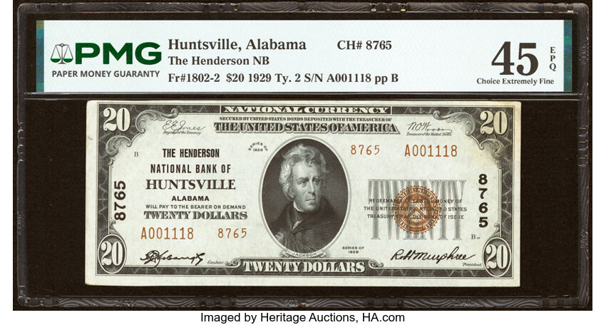1929 $20  Type 2 (Fr. 1802-2) thumbnail 6