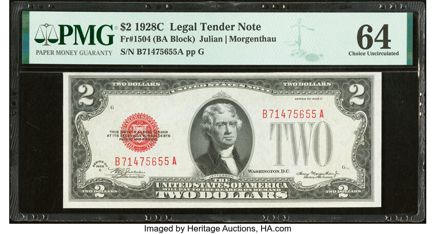 1928C $2  (Fr. 1504) thumbnail 2