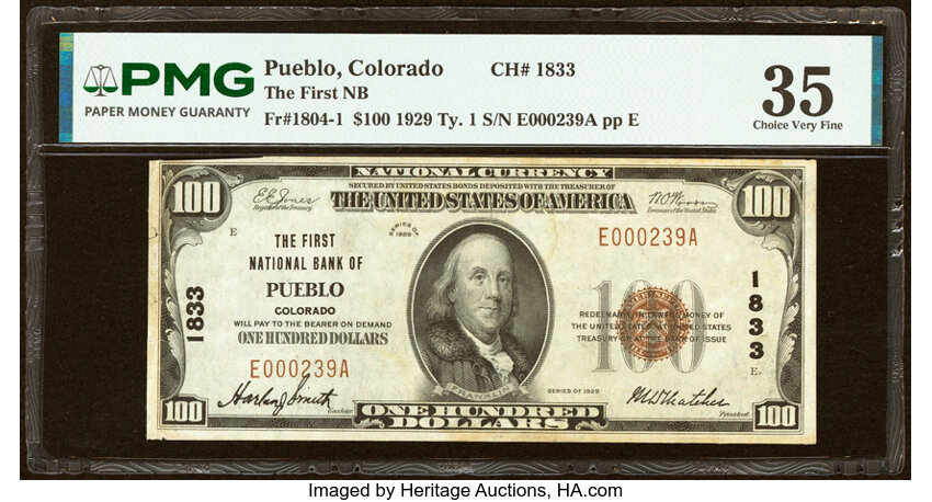 1929 $100  Type 1 (Fr. 1804-1) thumbnail 8