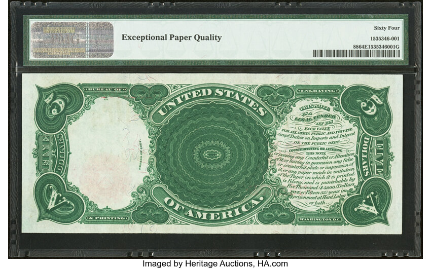 1907 $5  (Fr. 88) thumbnail 19