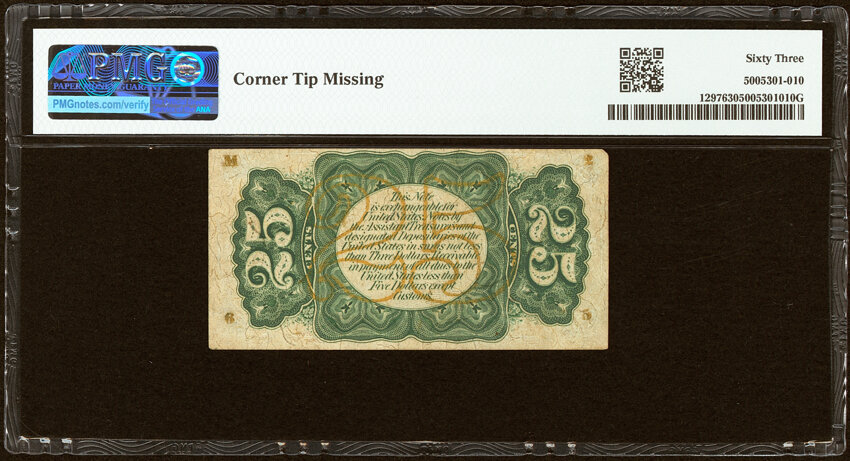  25c Bust of Wm.Fessenden (Fr. 1297) thumbnail 4