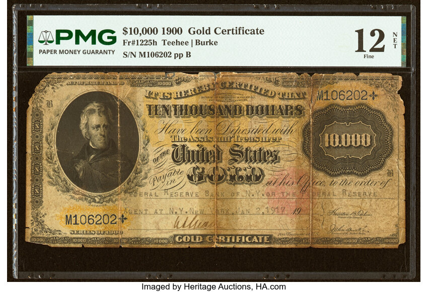 1900 $10,000  (Fr. 1225h) thumbnail 3