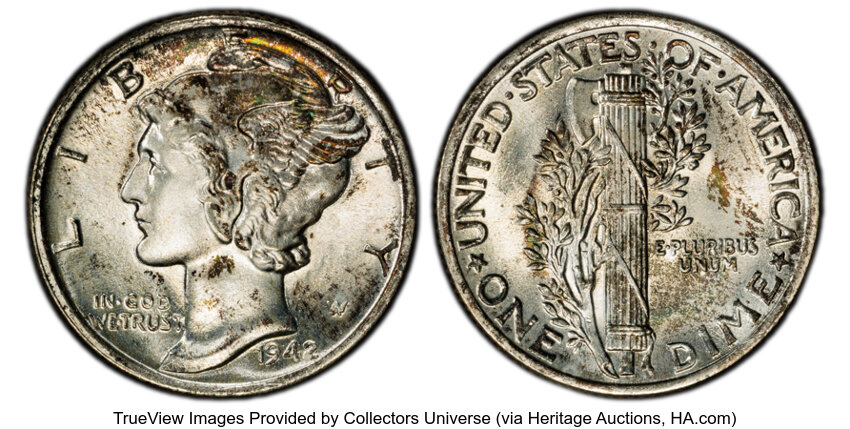 1942 10c MS FB thumbnail 3