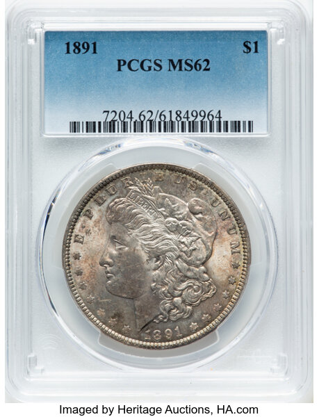 1891 $1  Doubled Ear, VAM-9 MS thumbnail 4