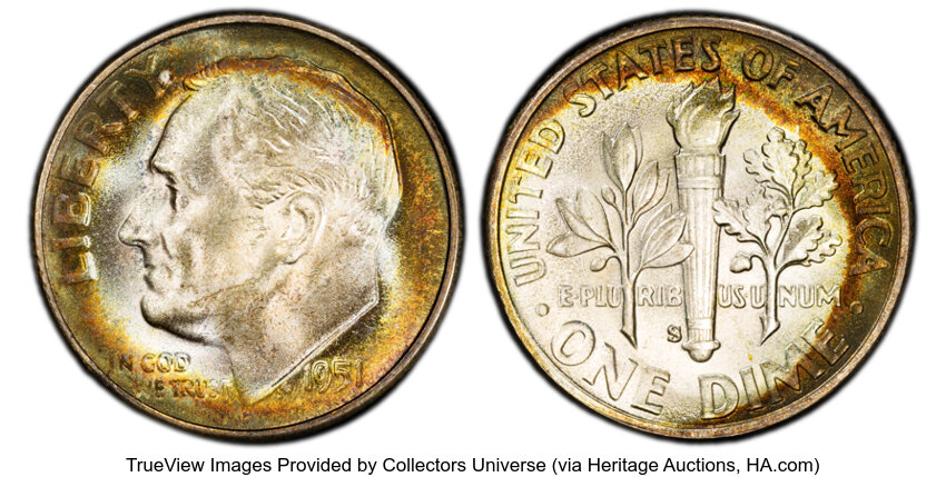 1951-S 10c MS thumbnail 3