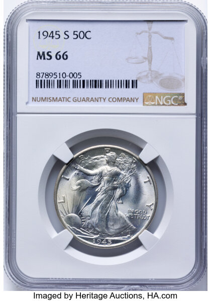1945-S 50c MS thumbnail 5