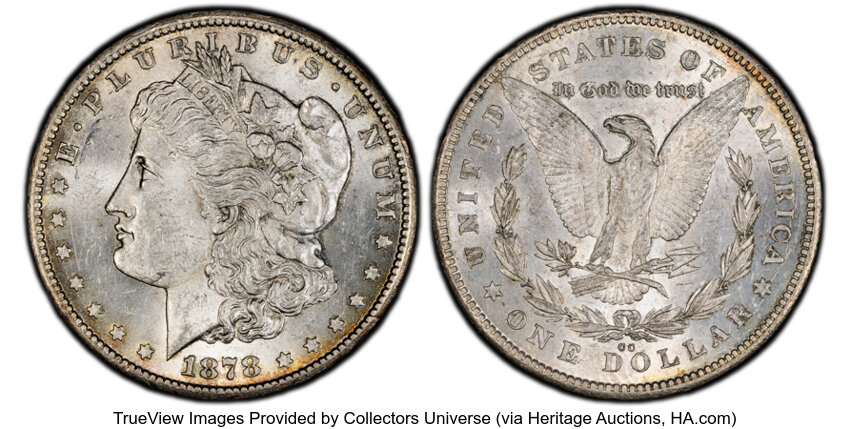 1878-CC $1  Line in IB, VAM-1B MS thumbnail 8