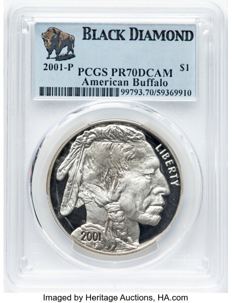 2001-P S$1 American Buffalo PR DCAM thumbnail 6