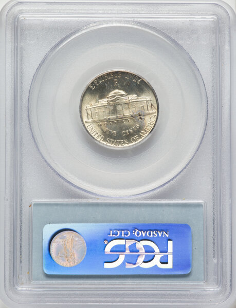 1943-P 5c Silver, DDO, "Doubled Eye", FS-106 MS thumbnail 5