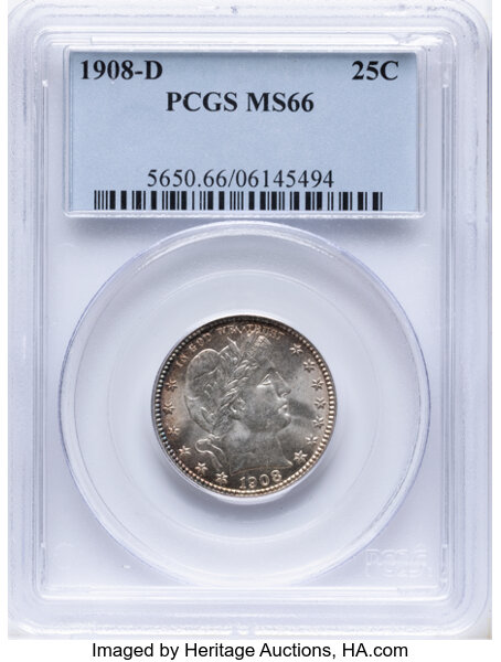 1908-D 25c MS thumbnail 4