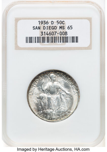 1936-D 50c San Diego Expo MS thumbnail 3
