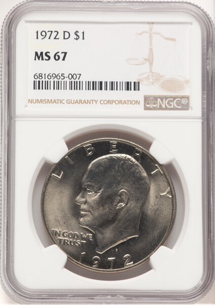 1972-D $1  MS thumbnail 4