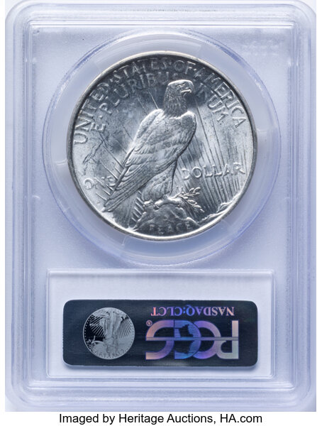 1927-D $1 MS63 CAC thumbnail 4