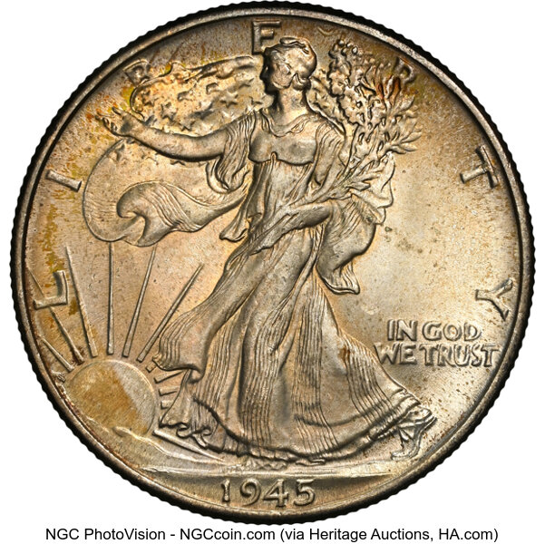 1945 50c MS thumbnail 5