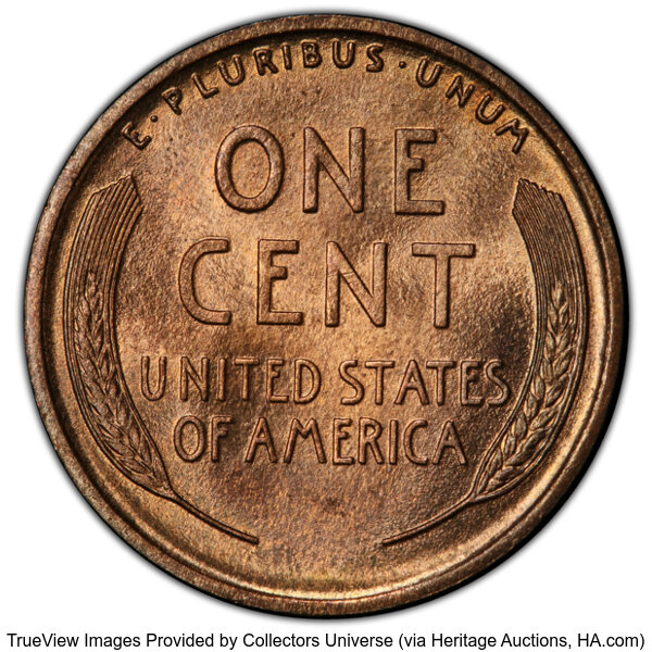 1909 1c Lincoln MS RD MS66 RD CAC thumbnail 4