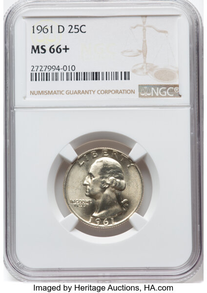 1961-D 25c MS thumbnail 4
