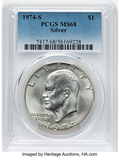 1974-S $1  Silver MS thumbnail 4